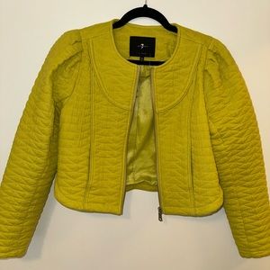 7 For all mankind quilted cotton jacket